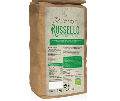 Organic durum wheat semolina